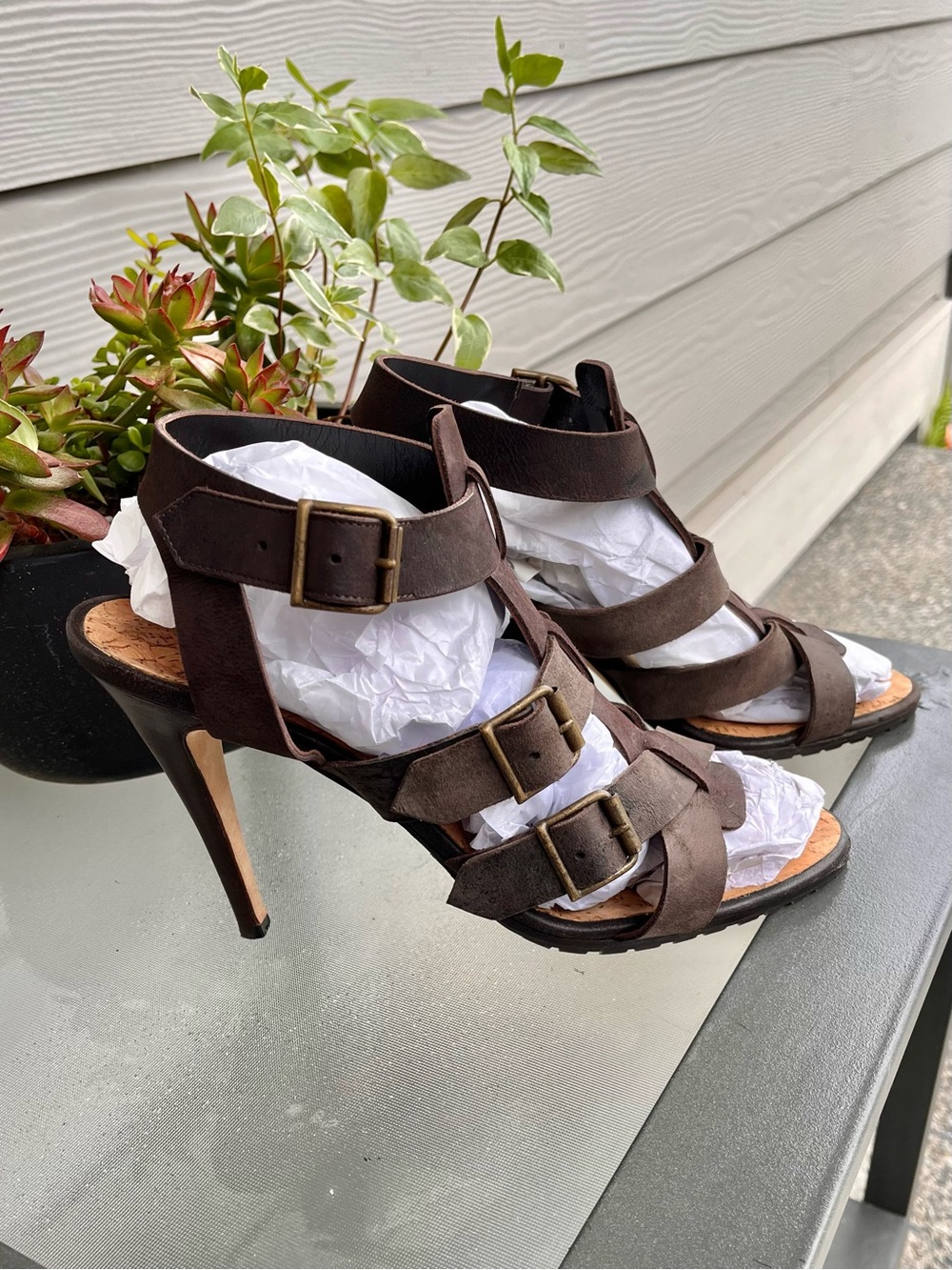 Manolo Blahnik Buckle Heels